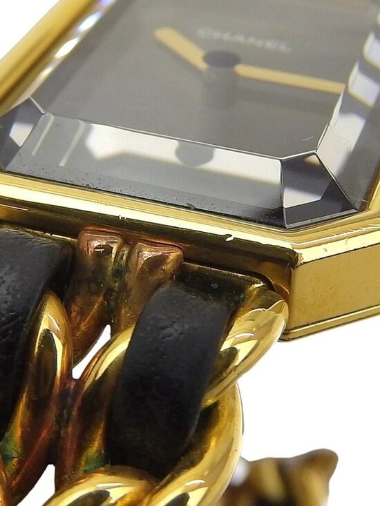 CHANEL Premiere S Watches H0001 black/gold blackDial Plated Gold/leather Q... main image 12